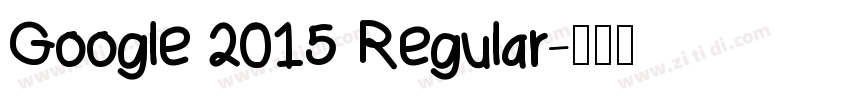 Google 2015 Regular字体转换 Google 2015 Regular字体转换